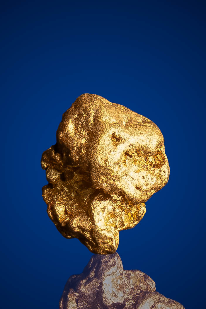 (image for) Buttery, Textured Natural Gold Nugget - Australia - 1.16 grams